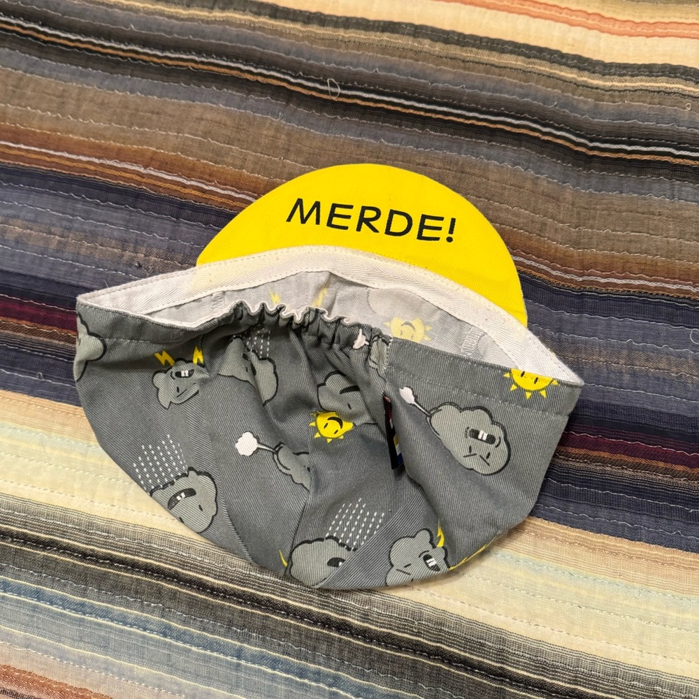 Ten Speed Hero TSH Cycling Cap “Merde!” Thunderstorm Hat